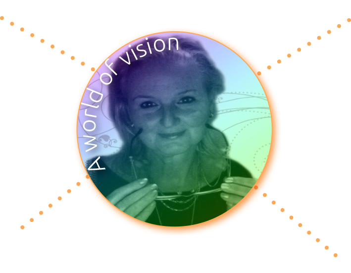 A World of Visions Logo by Michèle DC